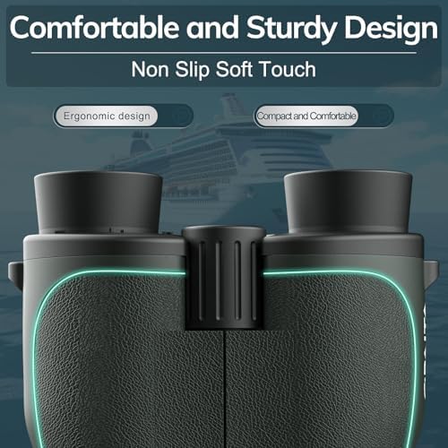 20x32 Compact Binoculars for Bird Watching - OPAITA High Powered Small Binoculars for Adults Kids with Low Light Vision for Hunting Cruise Trip Travel Concert Hiking Green