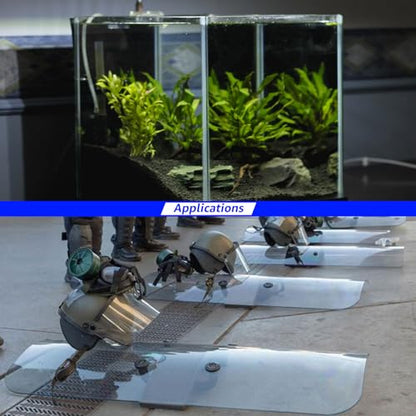 Art3d (2 Pack) 1/4" Thick Plexiglass Sheets - 29"x59" PET Clear Acrylic Sheets for Art Design，Craft Projects, Signs, DIY in Home, Wedding, Festival,Party,Office