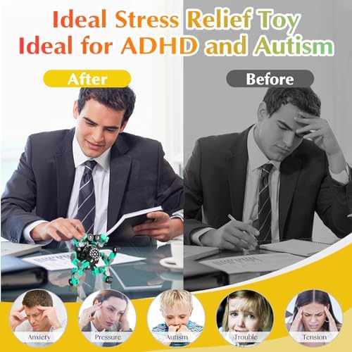 for Mom Transformable Fidget Spinners for Kids and Adults Stress Relief Sensory Toys for Boys and Girls Fingertip Gyros Toy Birthday Party Favors for Kids Classroom Gifts