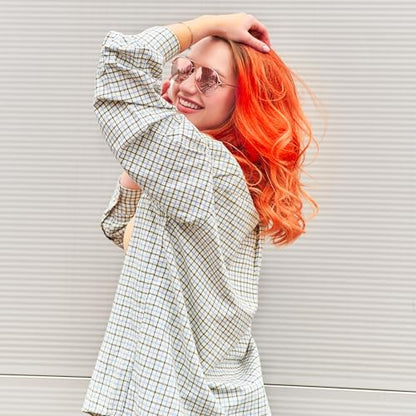 ARCTIC FOX Vegan and Cruelty-Free Semi-Permanent Hair Color Dye (8 Fl Oz, SUNSET ORANGE)