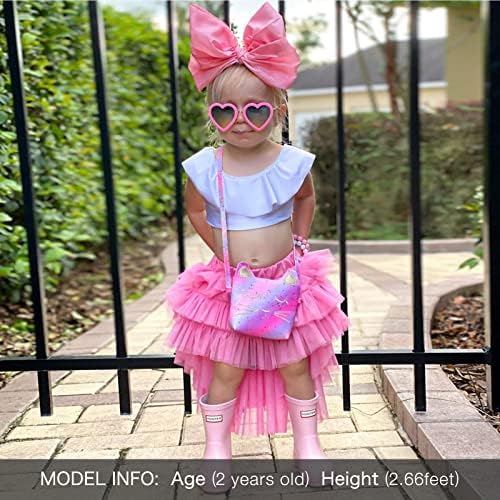 mibasies Purse for Little Girls Dress Up Jewelry Pretend Play Kids Accessories Mermaid Gifts