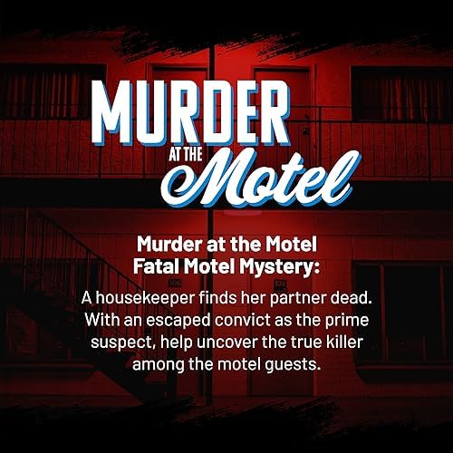 Hunt A Killer Murder at The Motel - an Immersive Murder Mystery Experience - for True Crime Fans with Evidence & Puzzles - Solve Crimes at Date Night or Family Game Night - Age 14+