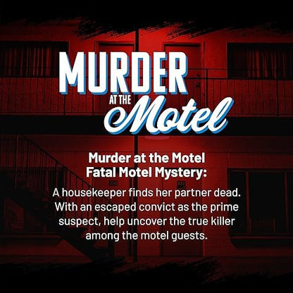 Hunt A Killer Murder at The Motel - an Immersive Murder Mystery Experience - for True Crime Fans with Evidence & Puzzles - Solve Crimes at Date Night or Family Game Night - Age 14+