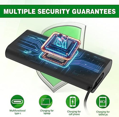 130W USB C Laptop Charger Compatible with Dell Computer XPS 15 17 9575 9500 9510 9520 9530 9700 9710 9720 9730,Precision 5470 5480 5550 5560 5530 5570 5750 5760 5770 3550 3560 3570 3571 2in1,Latitude