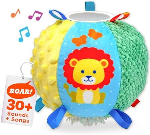 Move2Play, Hilariously Interactive Toy with Music & Sound Effects | Birthday Gift for Boy & Girl | Ball for Toddler & Baby | Indoor/Outdoor | Age 6, 9, 12+ Month | 1, 2, 3+ Year Old