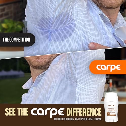 Carpe Underarm Antiperspirant Deodorant Advanced Sweat & Odor Protection Formula - Antiperspirant for Women & Men Helps to Combat Excessive Sweating with Odor Control - Coconut Vanilla
