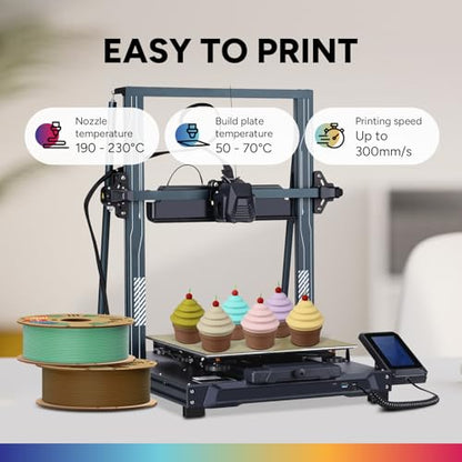 OVERTURE Matte PLA 3D Printer Filament 1.75mm, Matt Surface & Low Warping Filament 1kg Spool (2.2 lbs), Accuracy +/- 0.02 mm, Fit Most FDM Printers (Matte Light Green)