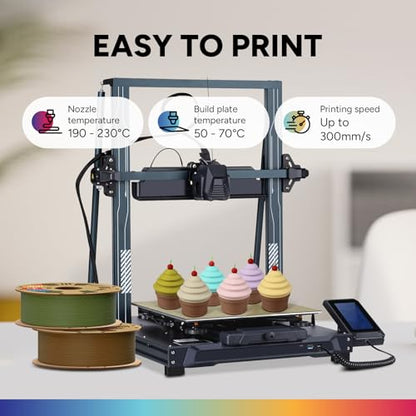 OVERTURE Matte PLA 3D Printer Filament 1.75mm, Matt Surface & Low Warping Filament 1kg Spool (2.2 lbs), Accuracy +/- 0.02 mm, Fit Most FDM Printers (Matte Army Green)