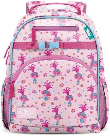 Simple Modern Medium Trolls Toddler Backpack for School Girls and Boys | Kindergarten Elementary Kids Backpack | Fletcher Collection | Kids - 15" tall | Trolls Poppy Mashup