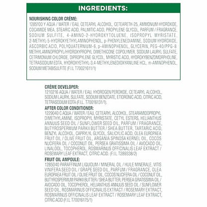 Garnier Hair Color Nutrisse Nourishing Creme, 66 True Red (Pomegranate) Permanent Hair Dye, 2 Count (Packaging May Vary)