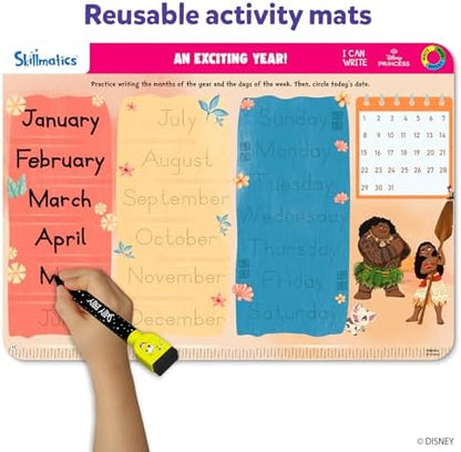 Skillmatics I Can Write Disney Princess - Reusable Preschool Learning Activities, Educational Toy and Game, Back to School Supplies, Gifts for Students, Kids, Toddlers Ages 3, 4, 5, 6