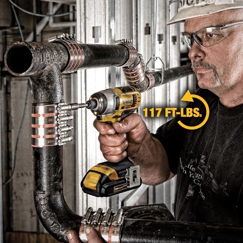DEWALT 20V MAX Cordless Drill and Impact Driver, Power Tool Combo Kit with 2 Batteries and Charger (DCK240C2)