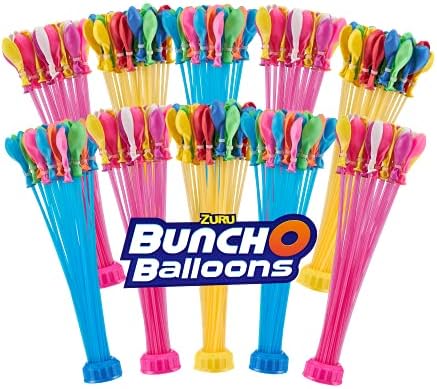 ZURU BUNCH O BALLOONS - 350 Rapid-Fill Crazy Color Water Balloons (10 Pack) Amazon Exclusive