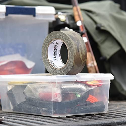 Gaffer Power Camouflage Gaffer Tape | Premium Grade Army Green Camo Tape | USA Made | Heavy Duty, Non-Reflective & Water Resistant | 2 Inch x 25 Yards
