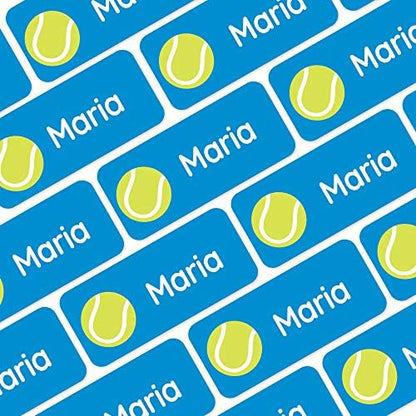 – Personalized Name Labels for Kids (120) – Waterproof & Durable Stickers for Clothing, School & Daycare Items - Sports