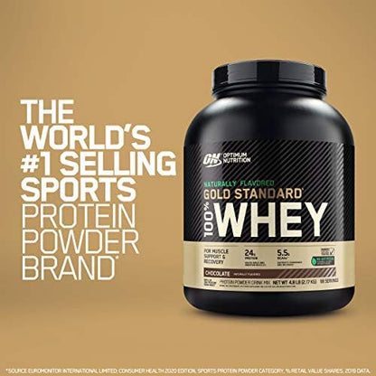 Optimum Nutrition Gold Standard 100% Whey Naturally Flavored Protein Powder, Vanilla, 1.9 Pound (Packaging May Vary)