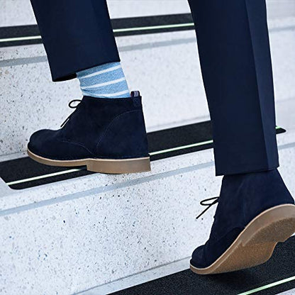 Anti Slip Traction Tape with Glow in Dark Green Stripe, 6 Inch x 33 Foot - Best Grip, Friction, Abrasive Adhesive for Stairs, Tread Step, Indoor, Outdoor, Black (6" x 33')