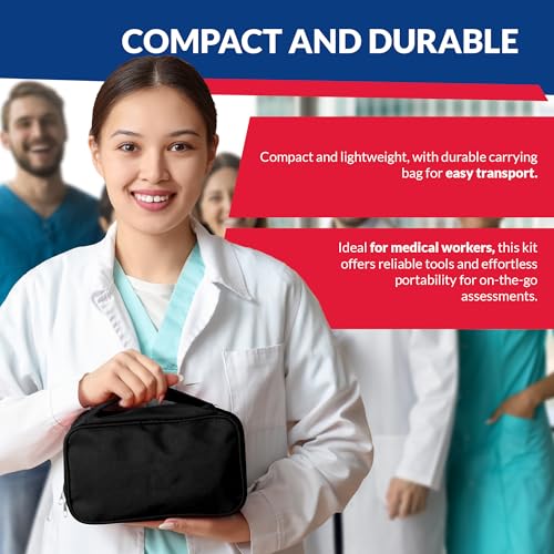 Dixie EMS Blood Pressure and Sprague Stethoscope Kit - Black