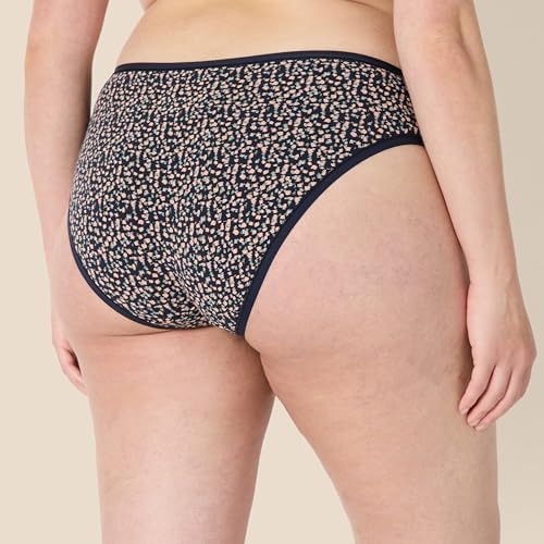 Amazon Essentials Women's Cotton Bikini Brief Underwear (Available in Plus Size), Multipacks