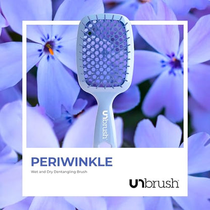 FHI Heat UNbrush Detangling Brush for Pain-Free Brushing on All Wet or Dry Hair Types — Durable DuoFlex Anti-Static Bristles, Lightweight Handle, Vented Hair Brush