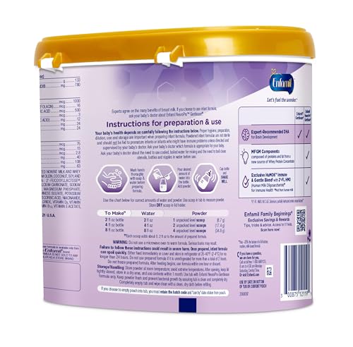 Enfamil NeuroPro Gentlease Baby Formula, Brain and Immune Support with DHA, Clinically Proven to Reduce Fusiness, Crying, Gas and Spit-up in 24 Hours, Non-GMO, 19.5 Oz