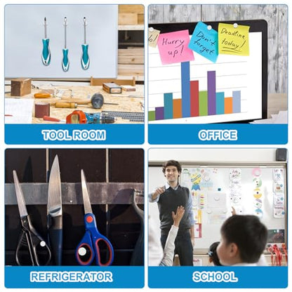 Small Magnets, 400 Pack Refrigerator Magnet 6x2mm Rare Earth Magnets Neodymium Magnet for Crafts, Whiteboard, Kitchen Cabinet