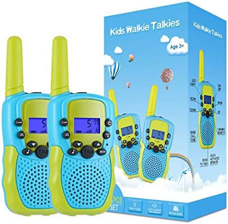 Selieve Toys for 3-12 Year Old Boys Girls, Walkie Talkies for Kids 22 Channels 2 Way Radio Toy with Backlit LCD Flashlight, 3 Miles Range for Outside, Camping, Hiking