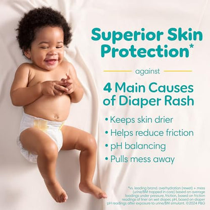 Pampers Baby Diapers - Swaddlers - Size 2, 186 Count, Ultra Absorbent Disposable Infant Diaper