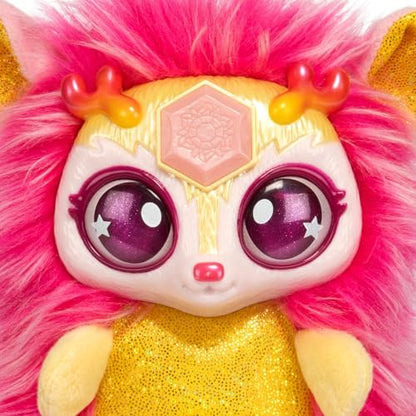 Magic Mixies Magical Gem Surprise Cauldron: Sun. with New Shimmer Eyes! Reveal an Mixie Plushie from The Fizzing Cauldron and Discover 2 Magical Solar Gem Surprises! Styles May Vary