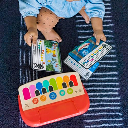 Baby Einstein Cal’s First Melodies Magic Touch Wooden Piano Musical Baby Toy, Ages 6-36 Months