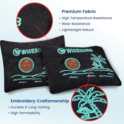 100g x 5pcs Rechargeable Desiccant Packs, Reusable Car Dehumidifier Bags Color Indicating Silica Gel Packets Moisture Absorbers for Storage Bins, Suitcase, Safe, 3D Filaments, Electronics