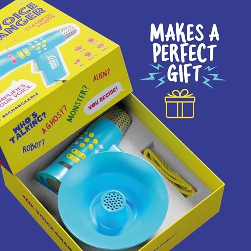 Mini Explorer Voice Changer for Kids - Gifts for Kids - Voice Changing Device for Boys & Girls Ages 3-8+ Olds - Birthday Gifts for 3, 4, 5, 7, 8 Year Old Boy - Outdoor Toys Gift Ideas for Kid, Toddler