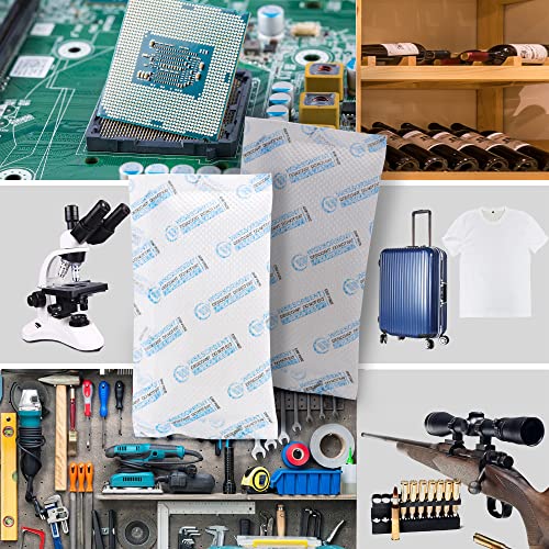 60 Packs 20 Gram Premium Silica Gel Dessicant Packs for Storage, Moisture Absorber Packets, Humidity Packs