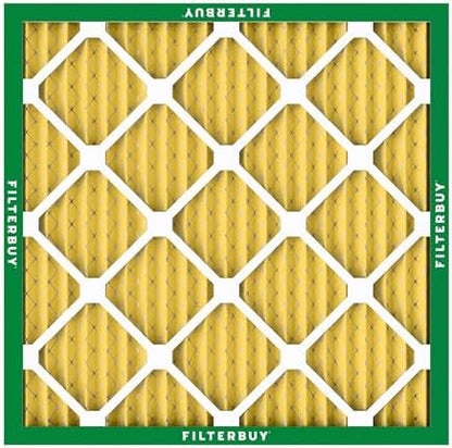 Filterbuy 20x20x1 Air Filter MERV 11 Allergen Defense (6-Pack), Pleated HVAC AC Furnace Air Filters Replacement (Actual Size: 19.50 x 19.50 x 0.75 Inches)