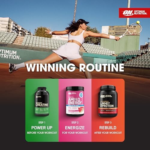 Optimum Nutrition Micronized Creatine Monohydrate Capsules, Keto Friendly, 2500mg, 300 Capsules (Packaging May Vary)