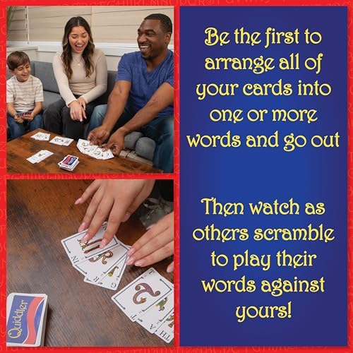 Quiddler Card Games - Collector's Tin, Fun Family Games for Kids & Adults, Multi-Player, Ages 8+