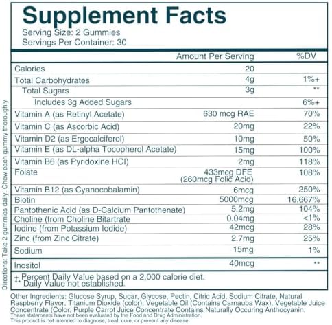 WEEM Hair Skin and Nails Gummies - Supports Healthy Hair - Vegan biotin Vitamins for Women & Men Supports Faster Hair Growth, Stronger Nails, Healthy Skin, Extra Strength (2)