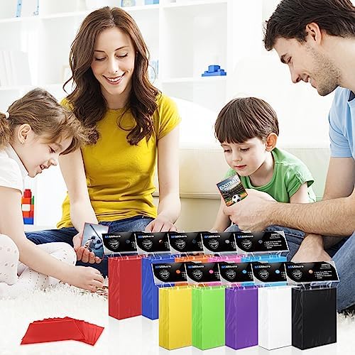 Mlikero 1000 Count Card Sleeves, Baseball Card Sleeves for Standard Cards, 10 Colors Trading Cards Sleeves Fit for MTG, Football Card, Sports Cards, Game Cards