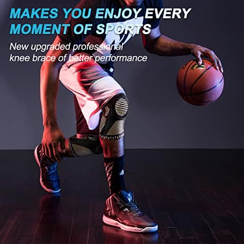 NEENCA Professional Knee Brace for Pain Relief, Medical Knee Support with Patella Pad & Side Stabilizers, Compression Knee Sleeve for Meniscus Tear, ACL, Joint Pain, Runner, Workout - FSA/HSA APPROVED
