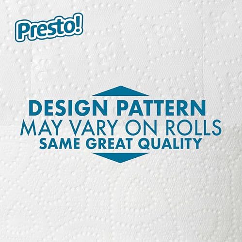 Amazon Brand - Presto! 2-Ply Ultra-Soft Toilet Paper, 24 Family Mega Rolls = 120 regular rolls, 6 Count (Pack of 4), Unscented