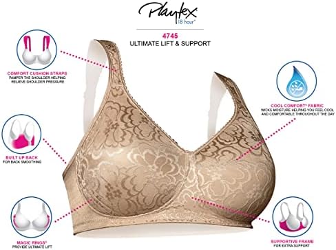 PLAYTEX 18 Hour Ultimate Lift and Support Wire-Free Bra
