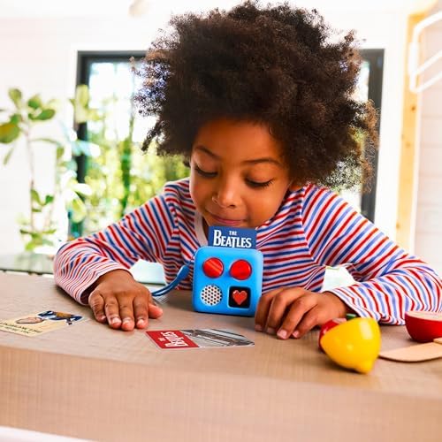 Yoto Mini (2024 Edition) + Make Your Own Card – Kids Screen-Free Bluetooth Audio Player, All-in-1 Travel Device Plays Stories Music Podcast Radio Ok-to-Wake Clock, Use as Speaker or with Headphones