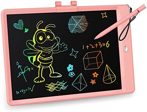 KOKODI LCD Writing Tablet, Valentines Day Gifts for Kids,10 Inch Colorful Toddler Doodle Board Drawing Tablet, Erasable Reusable Electronic Drawing Pads, Educational and Learning Toy for Kids