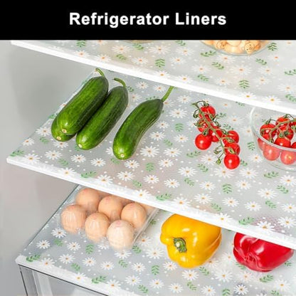 Cooyes Shelf Liner – Premium Non-Adhesive Cabinet & Drawer Liner for Kitchen – Waterproof Shelf Paper with Modern Pattern – Durable EVA Cabinet Mat – Easy to Cut