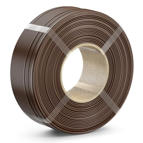 PETG Filament 1.75mm, 1kg(2.2lbs) SUNLU Refill 3D Printer Filament, 1.75mm Dimensional Accuracy +/- 0.02mm, CoffeeBrown