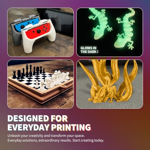 OVERTURE PLA Filament 1.75mm PLA 3D Printer Filament, 1kg Cardboard Spool (2.2lbs), Dimensional Accuracy +/- 0.02mm, Fit Most FDM Printer (Royal Gold)