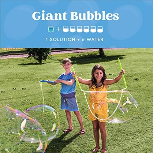 JOYIN 32 OZ Concentrated Bubble Solution for Bubble Machines (Up to 2.5 Gallons), Concentrated Solution Refills for Machine, Wands, Blower, Easter, Kids, Parties