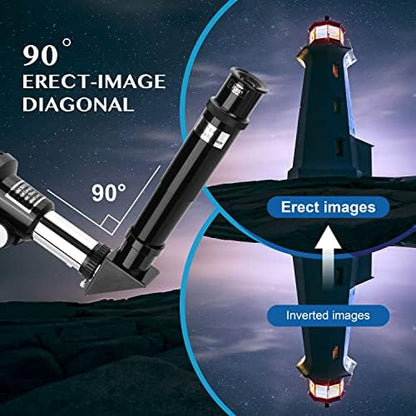 AOMEKIE Telescopes,70mm Aperture 300mm Table Tripod, Astronomical for Beginners,2 Eyepieces 150X with Smartphone Adapter Moon Filter 3X Barlow