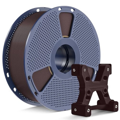 PETG Filament 1.75mm Dark Brown 2025 Upgrade Spool Compatible with Bambulab Refill Filament, 1kg(2.2lbs) SUNLU PETG 3D Printer Filament, 1.75mm Dimensional Accuracy +/- 0.02mm, Roasted Chestnut