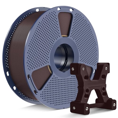 PETG Filament 1.75mm Dark Brown 2025 Upgrade Spool Compatible with Bambulab Refill Filament, 1kg(2.2lbs) SUNLU PETG 3D Printer Filament, 1.75mm Dimensional Accuracy +/- 0.02mm, Roasted Chestnut
